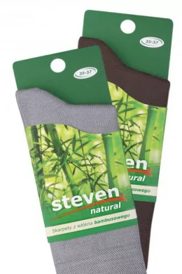 Pánske bambusové ponožky Steven Natural Bambus art.086