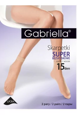 Ponožky 2 kusy Gabriella Super 15 den