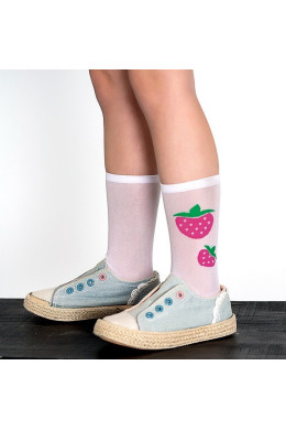 Dievčenské ponožky 2 kusy Knittex Strawberry Pie