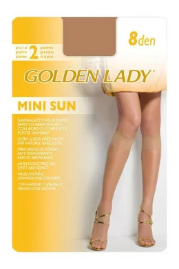 Podkolienky 2 kusy Golden Lady Mini Sun 8 den