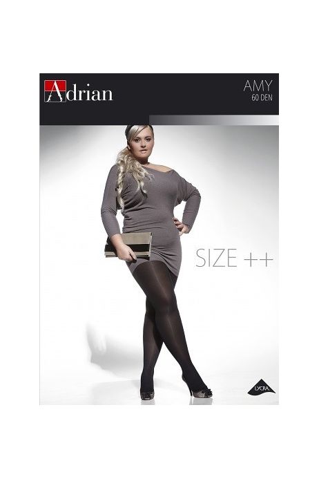 Pančuchové nohavice Adrian Amy Size++ 60 den 7-8XL