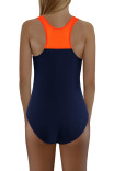 Dievčenské športové plavky Sesto Senso 690 Young Oranžová