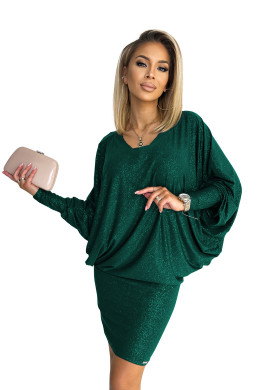 Dámske šaty so širokými rukávmi 402-2 - zelená