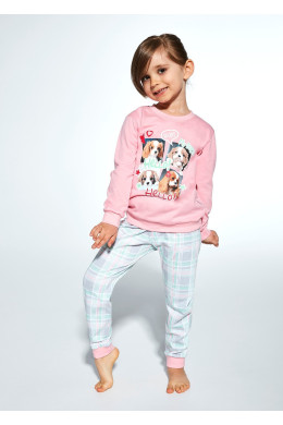 Dievčenské pyžamo Cornette Kids Girl 594/167 My Doggy 86-128