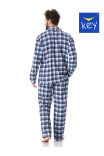 Pánske flanelové pyžamo Key MNS 426 B23 3XL-4XL