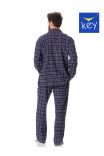 Pánske flanelové pyžamo Key MNS 414