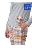Dámske flanelové pyžamo Key LNS 458