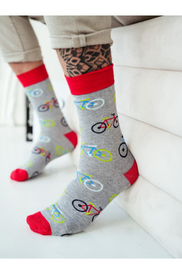 Pánske ponožky Milena Avangard 0125 Bicykle 38-46