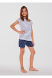 Dievčenské pyžamo Cornette Young Girl 246/103 Marine 134-164