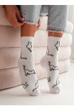 Dámske ponožky Milena 0200 Kontury Cat 37-41