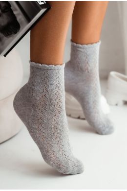 Dámske ažúrové ponožky Milena 0989