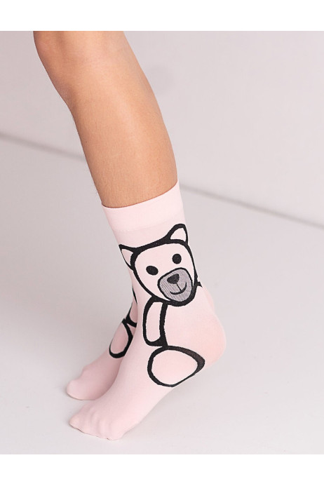 Dievčenské ponožky Knittex DR 2409 Bear 40 den