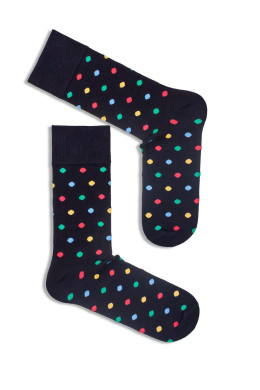 Pánske ponožky Milena Avangard 0125 farebné bodky