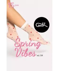 Silonkové ponožky Gatta Spring Vibes wz.04 15 den
