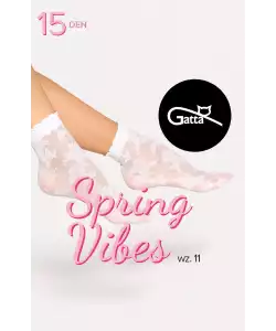 Silonkové ponožky Gatta Spring Vibes wz.11 15 den