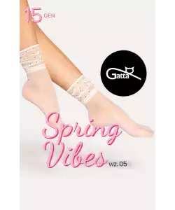 Silonkové ponožky Gatta Spring Vibes wz.05 15 den
